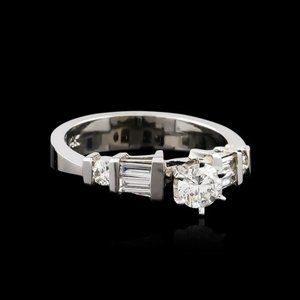 Art Deco Diamond Engagement Ring